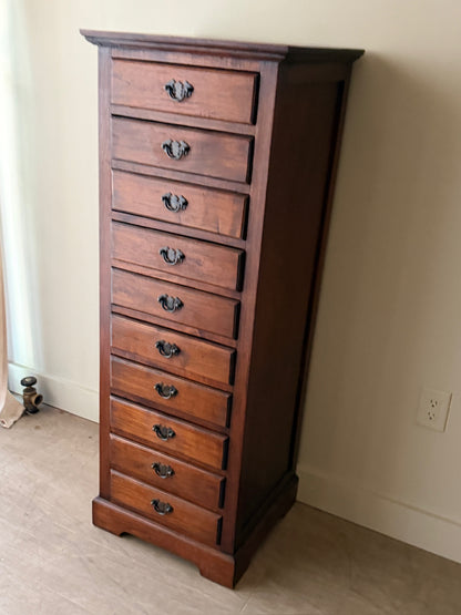 Scandinavian oak lingerie chest