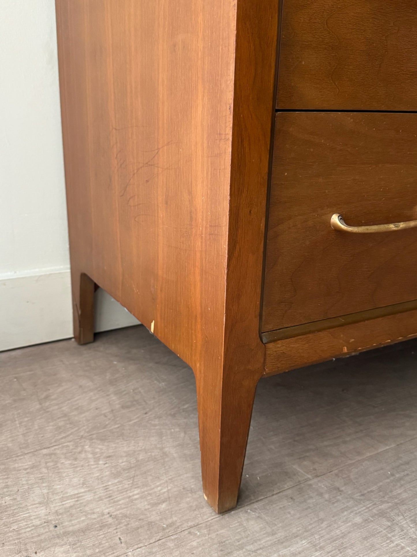 Walnut tallboy