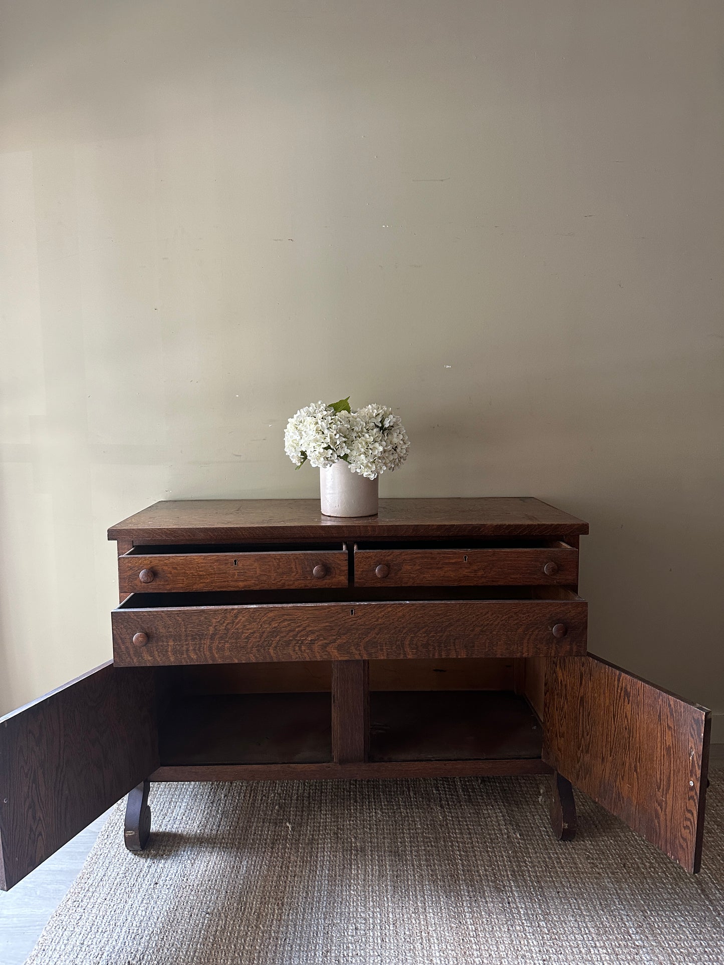 Oak sideboard