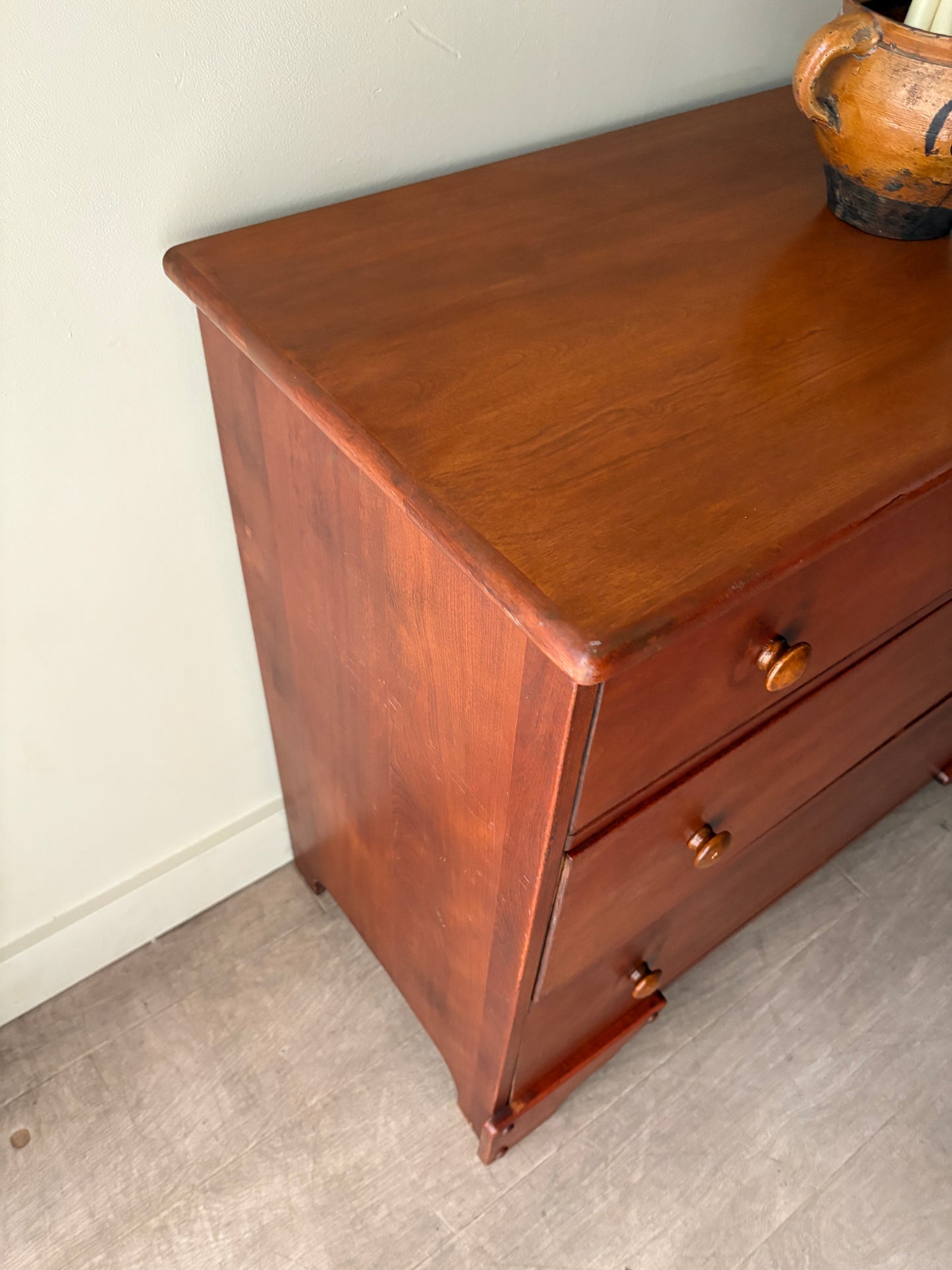 Maple 3 drawer dresser