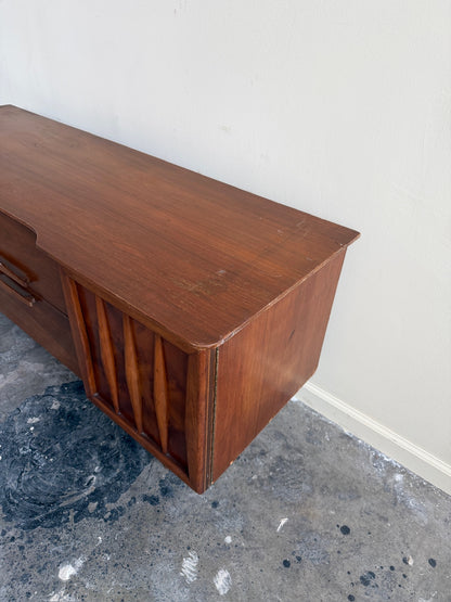 Walnut credenza