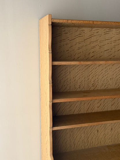 Danish oak secretary hutch