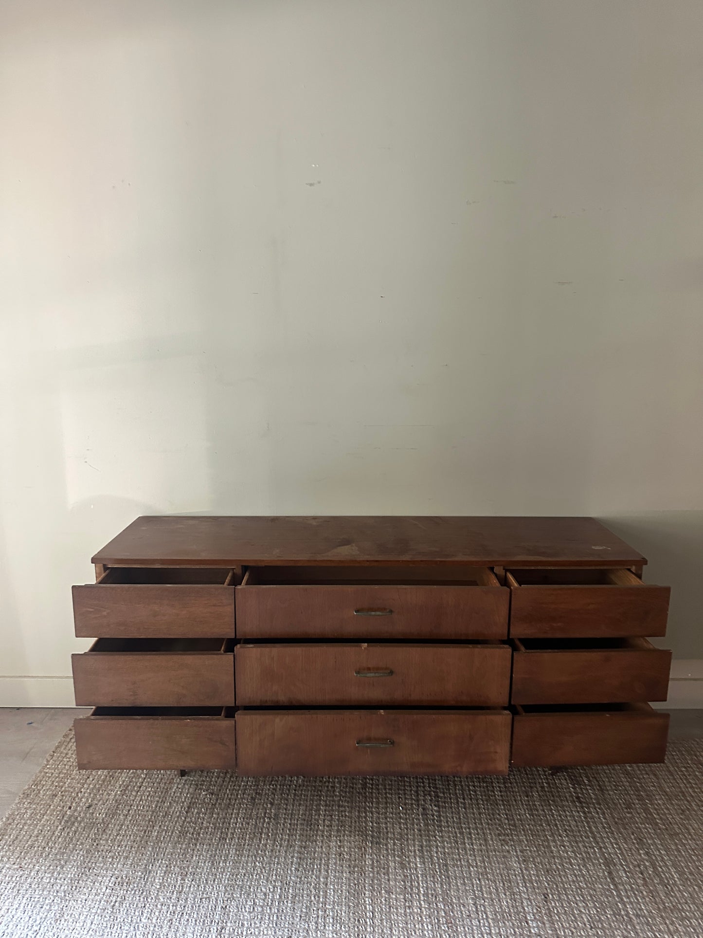 Walnut dresser. Refinishing project.