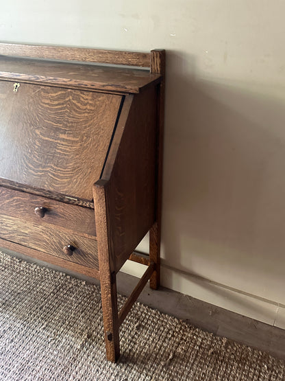 Oak secretary desk