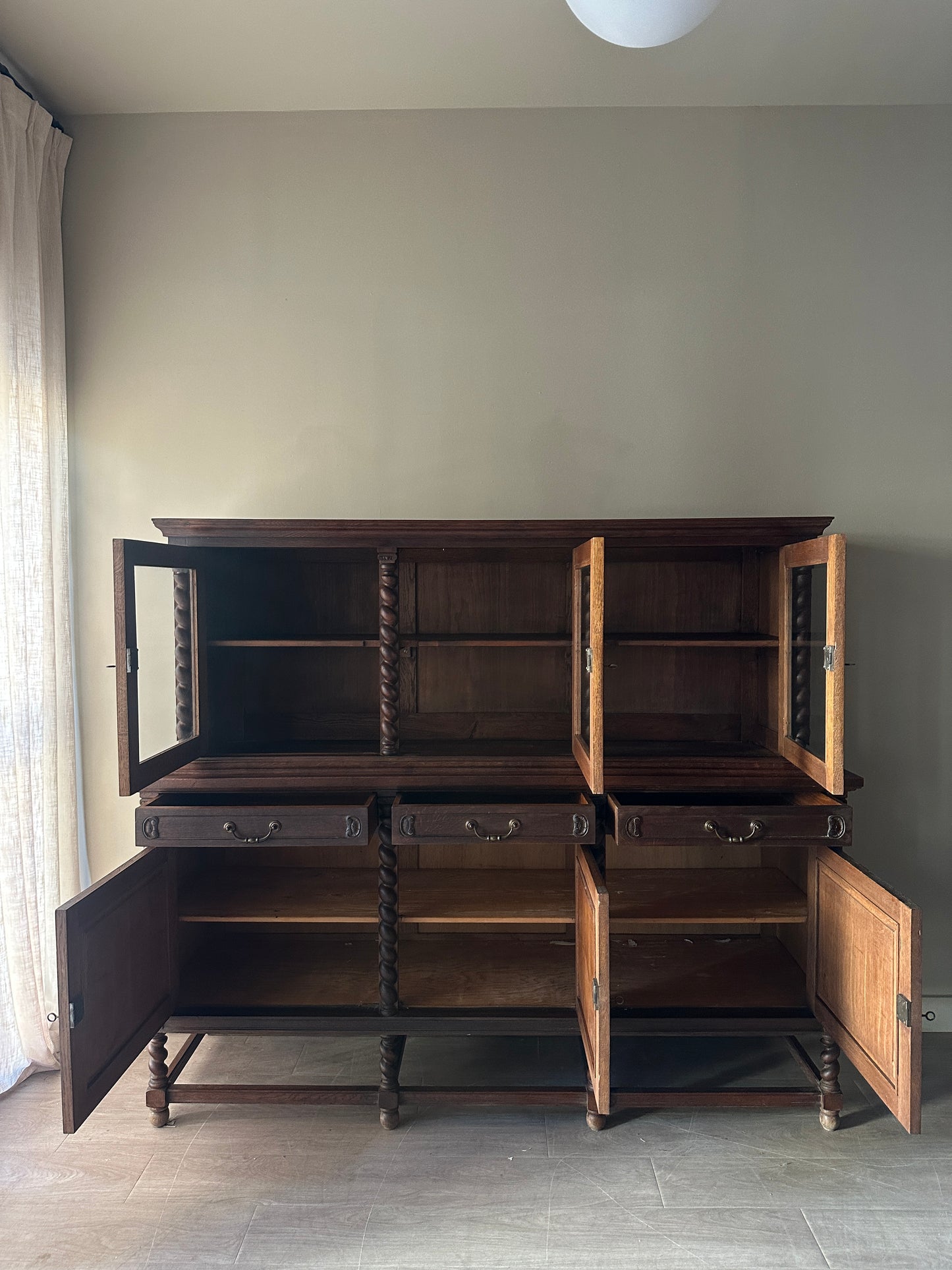 French oak two piece server