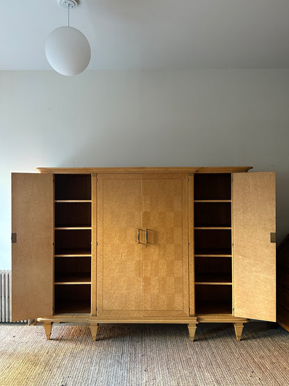 XL Birds Eye maple, checkered wall unit