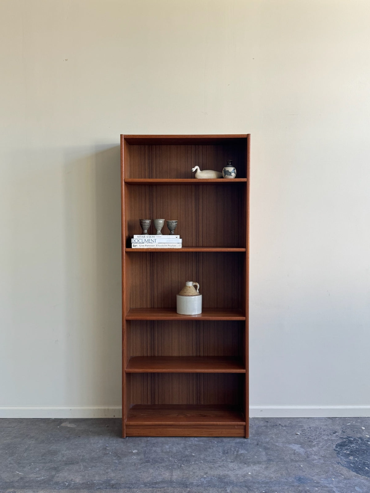 Danish teak bookcase