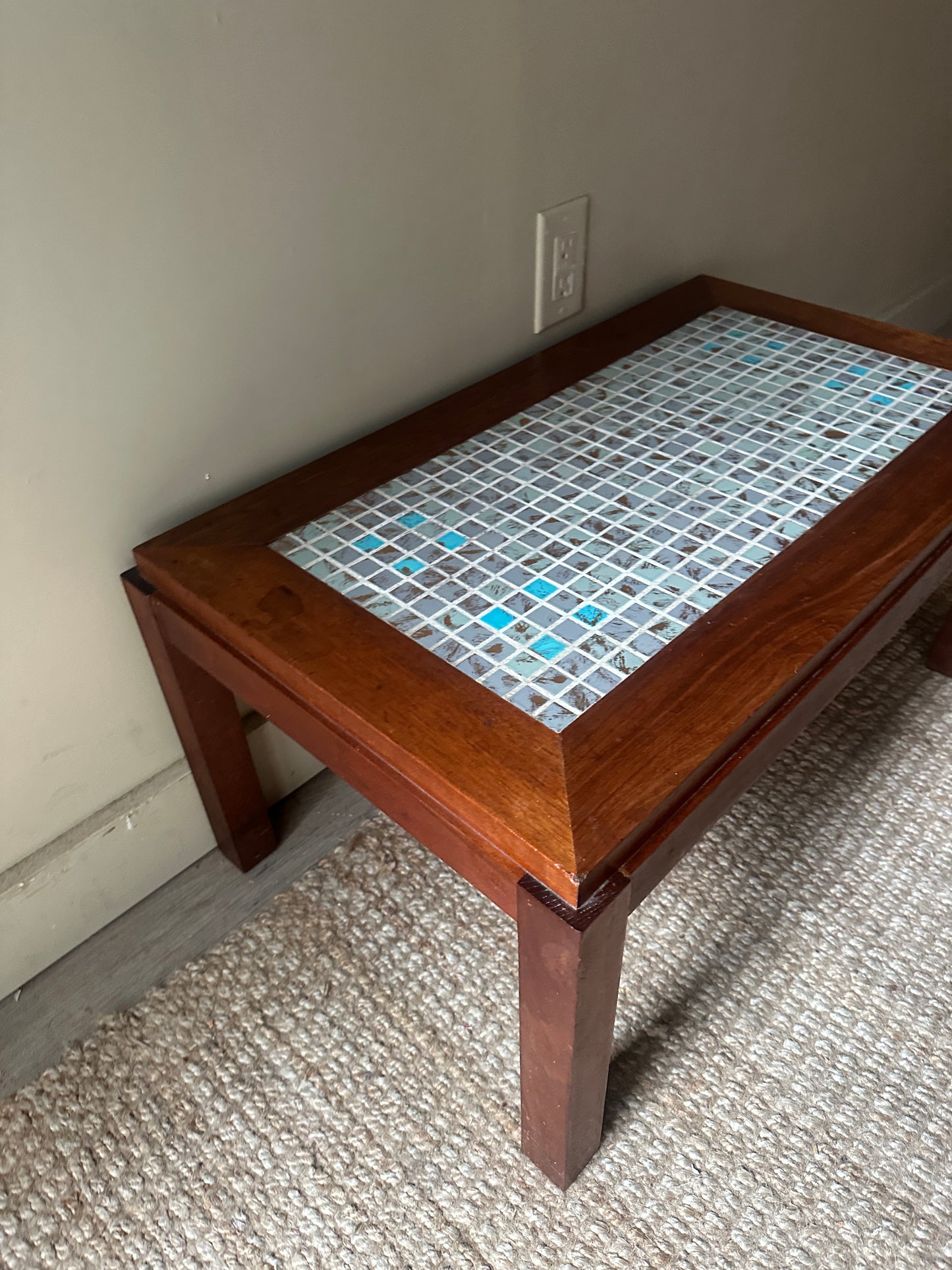 Italian tile coffee table
