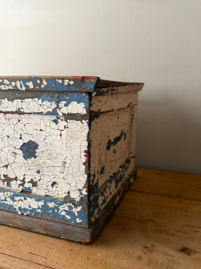 Small painted chest