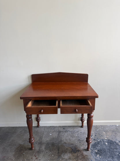 Mid-Atlantic Sheraton cherry console table