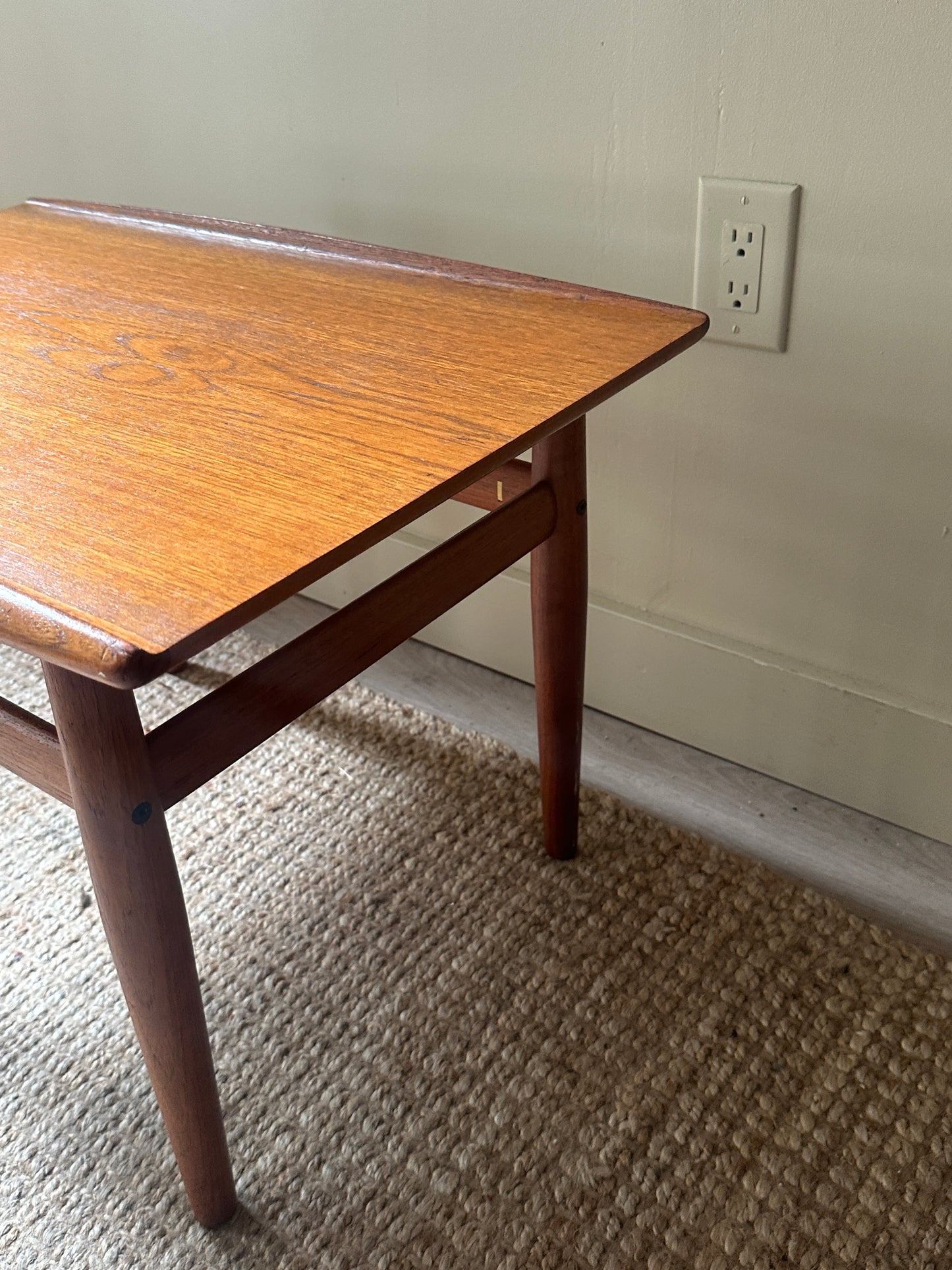 Walnut side table
