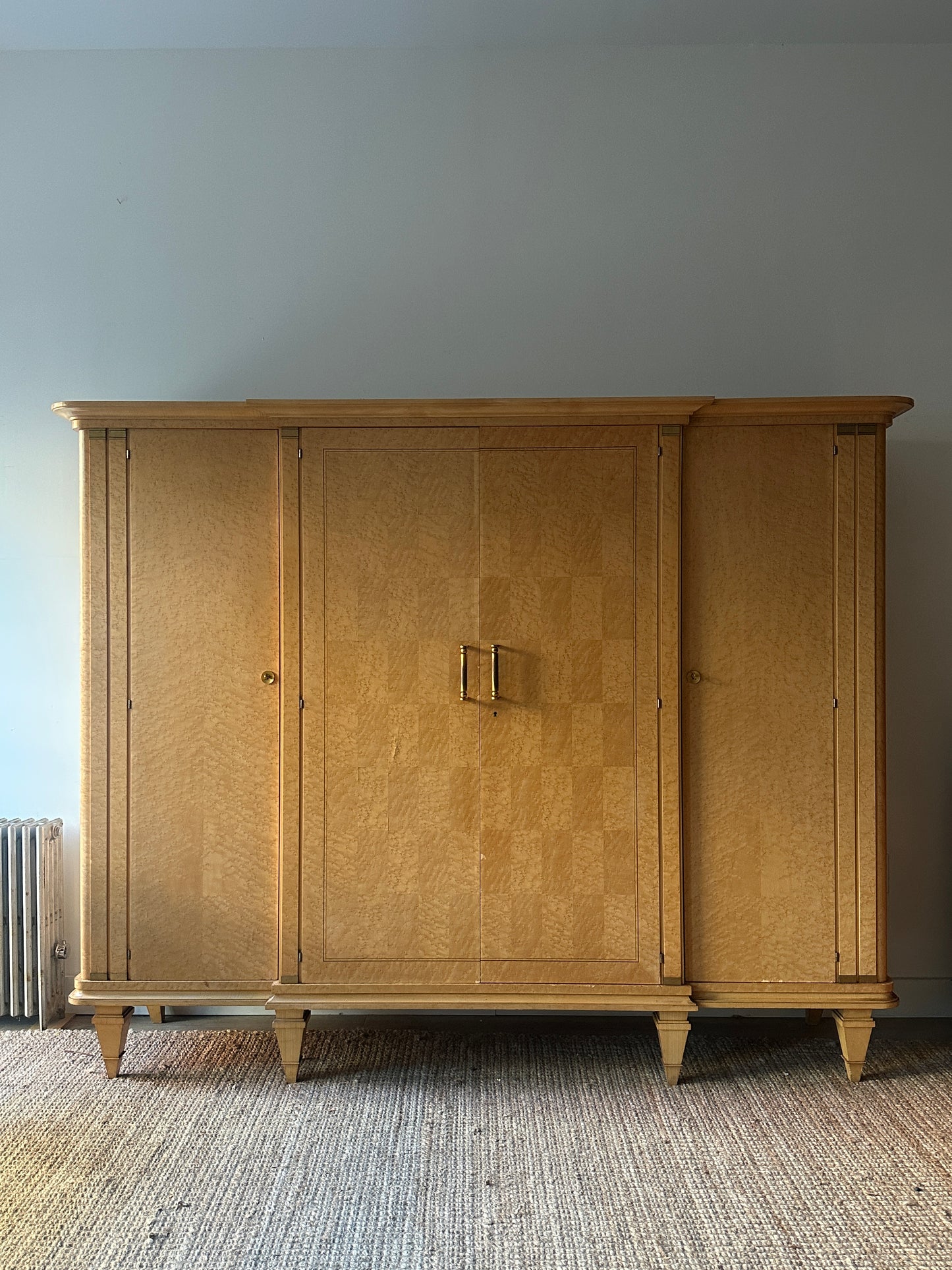 XL Birds Eye maple, checkered wall unit