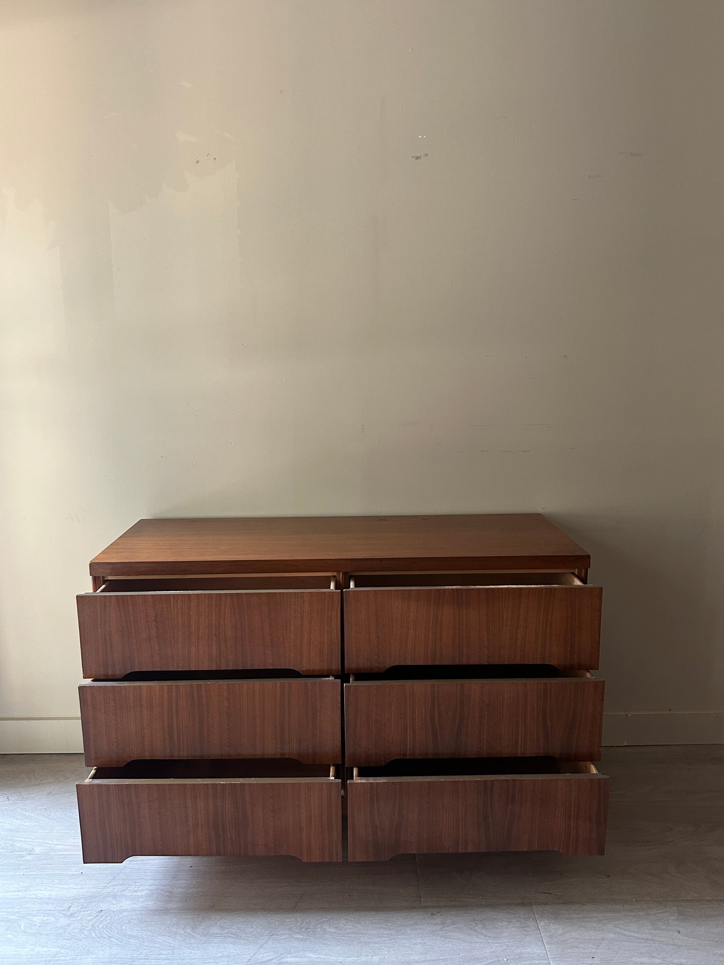 Walnut low dresser