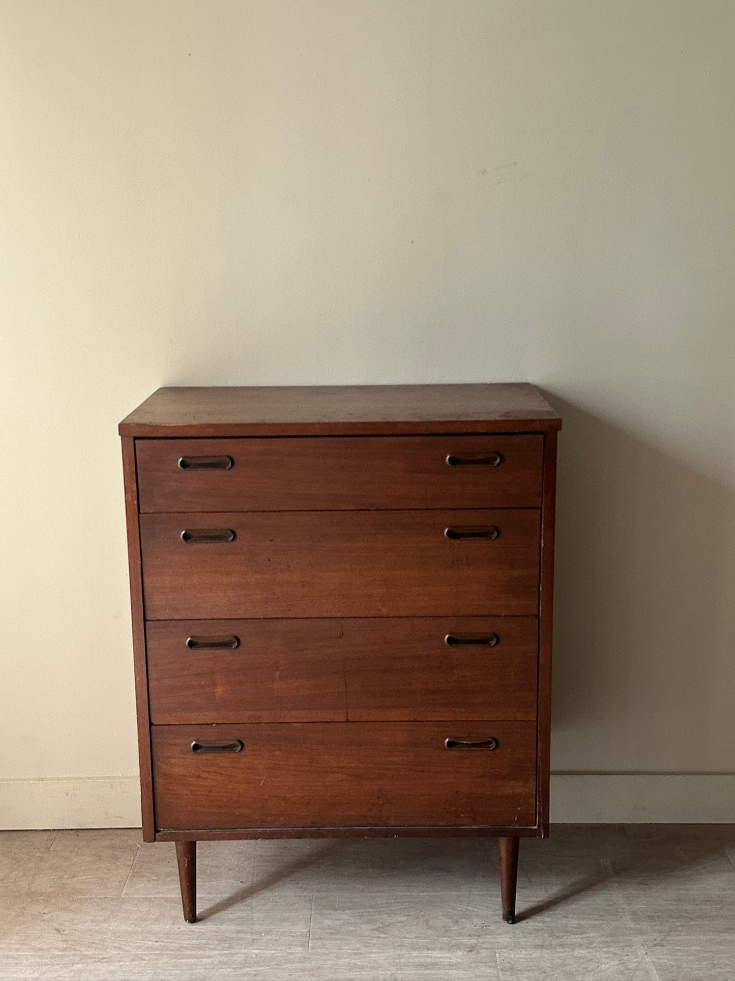 Walnut tallboy