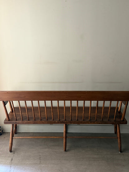 Pine farmhouse bench