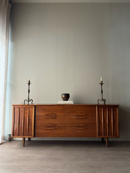 Walnut 12 drawer dresser