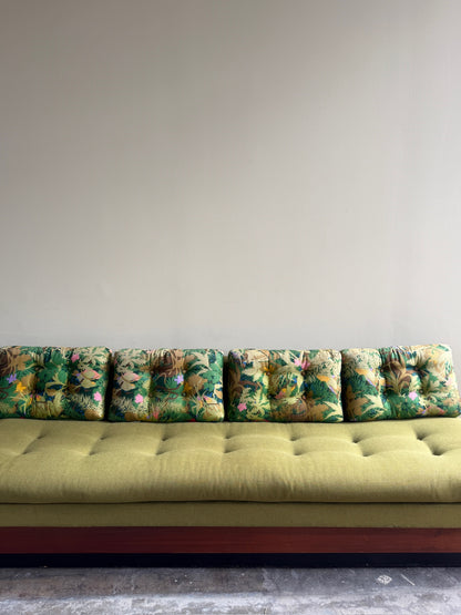 Adrian Pearsall walnut modular sofa
