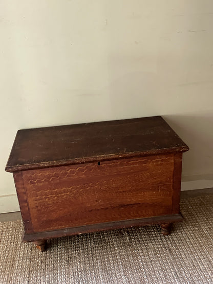 Grain painted chest