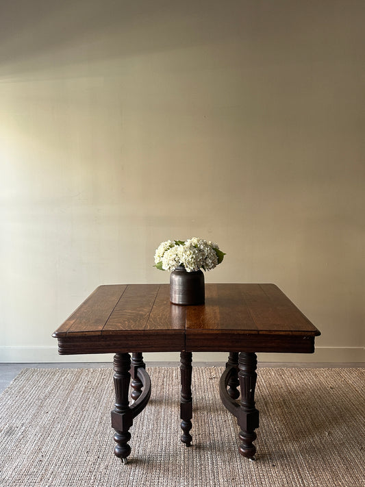 Oak dining table