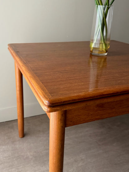 Danish teak extending dining table