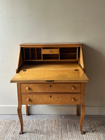 Birdseye maple secretary desk