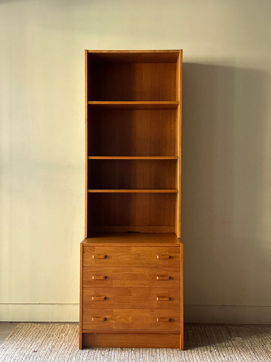 Teak display shelf