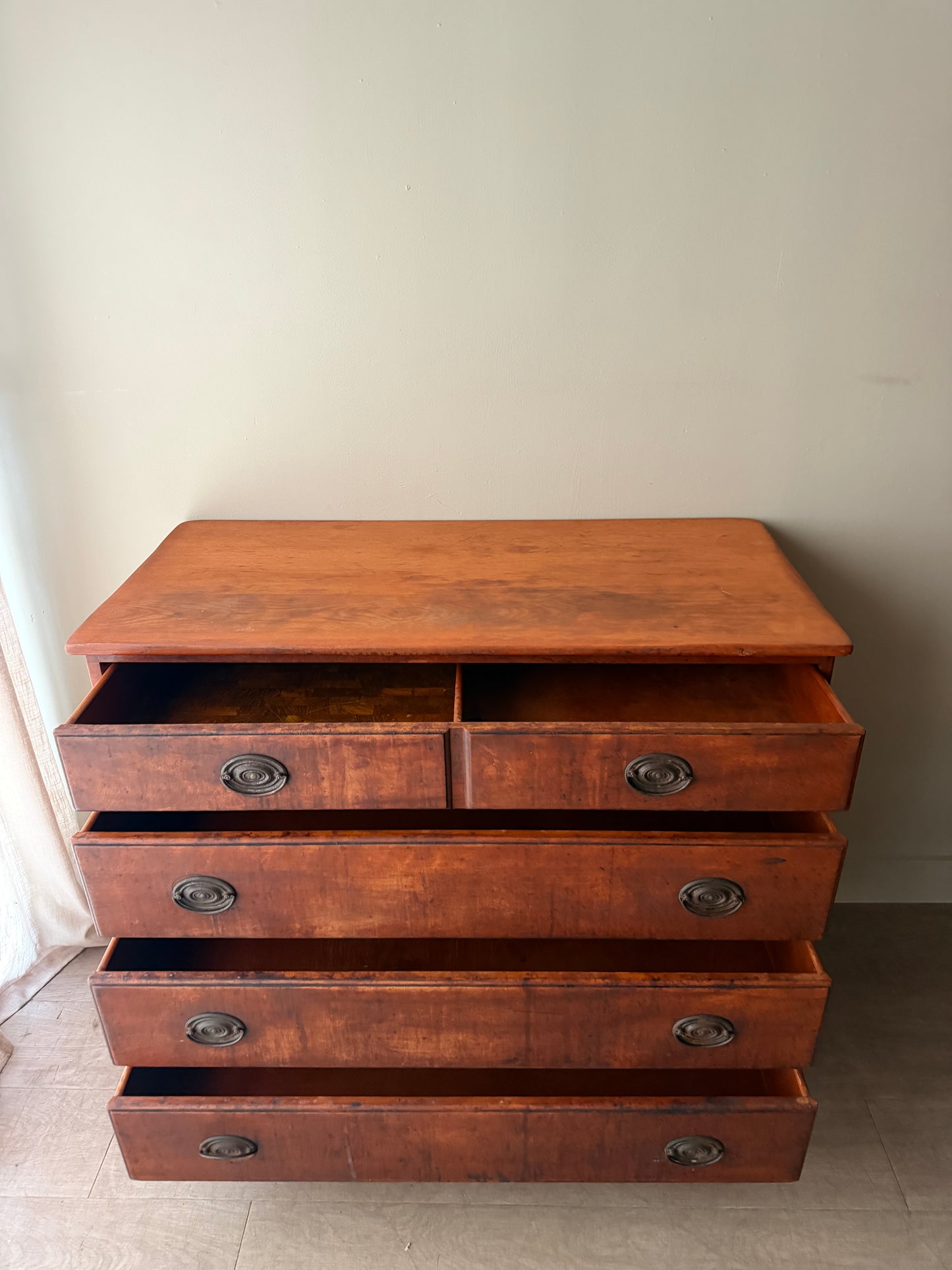 Stained pine dresser