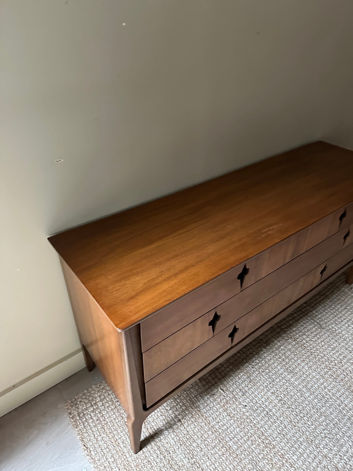 United walnut credenza