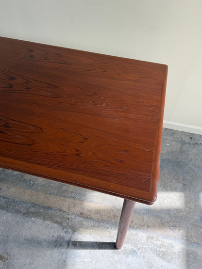 Danish teak extending dining table