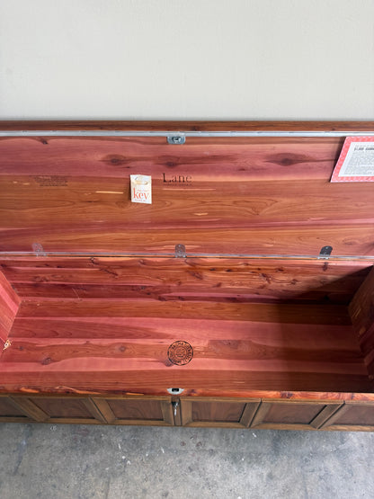 Lane walnut cedar-lined chest