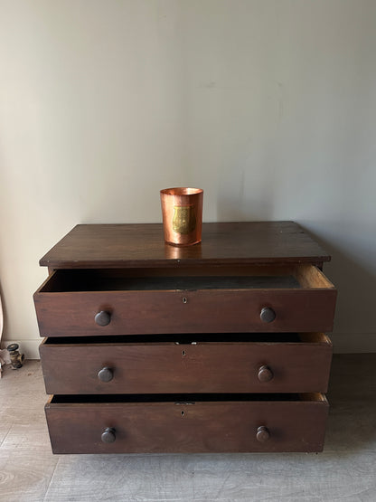 Pine ball foot dresser
