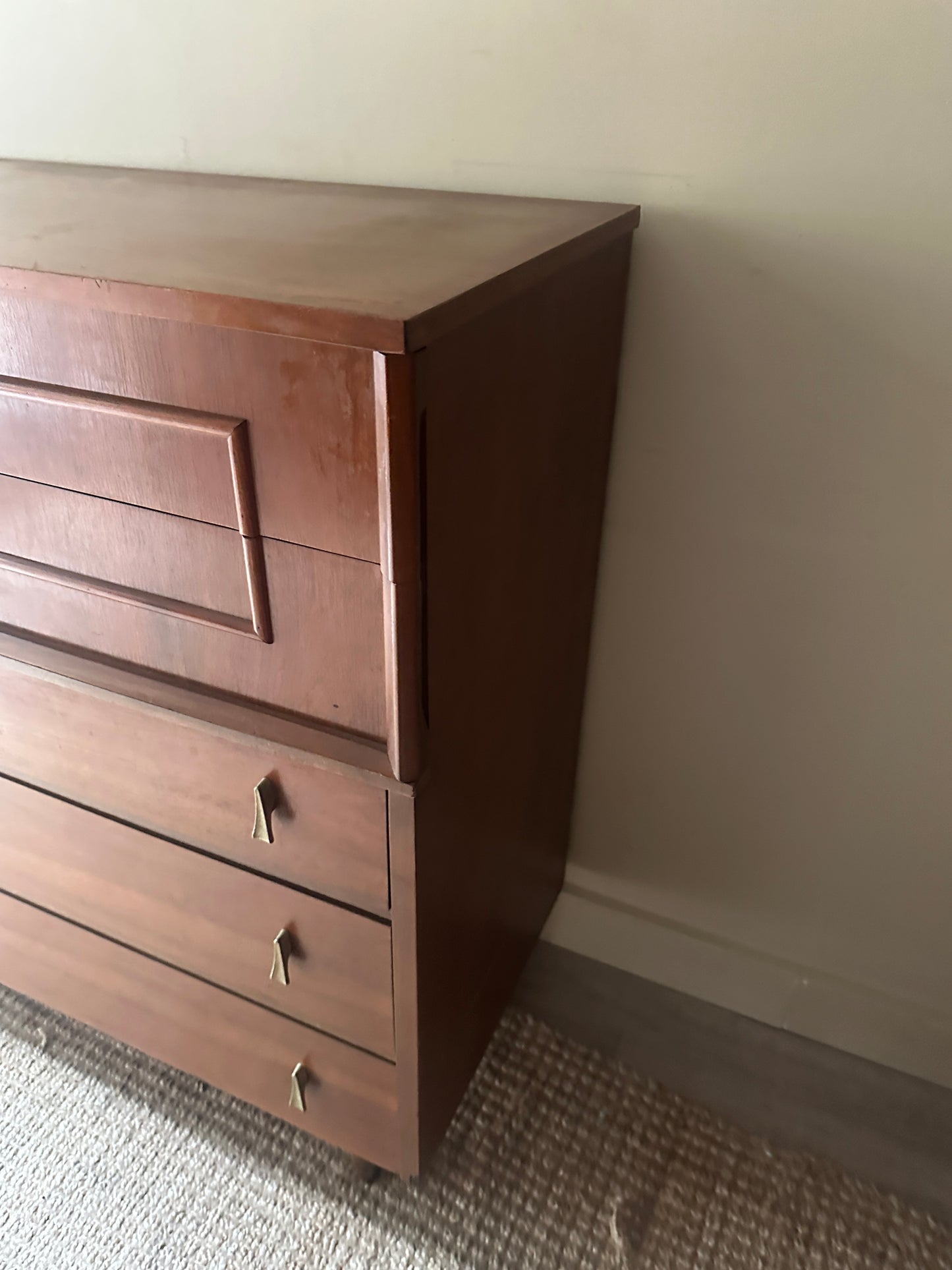 Walnut tallboy