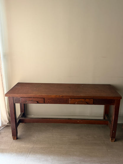 Pennsylvania Sheraton walnut harvest table