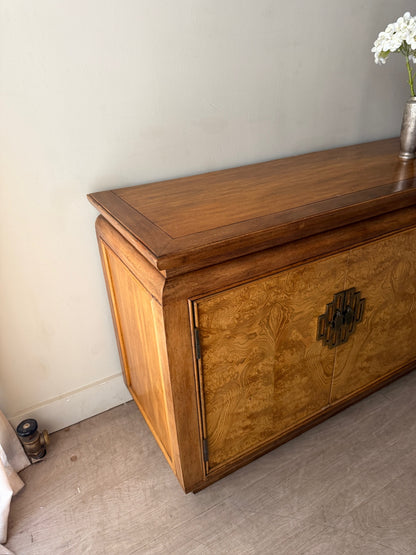 Raymond Sobota burl wood credenza