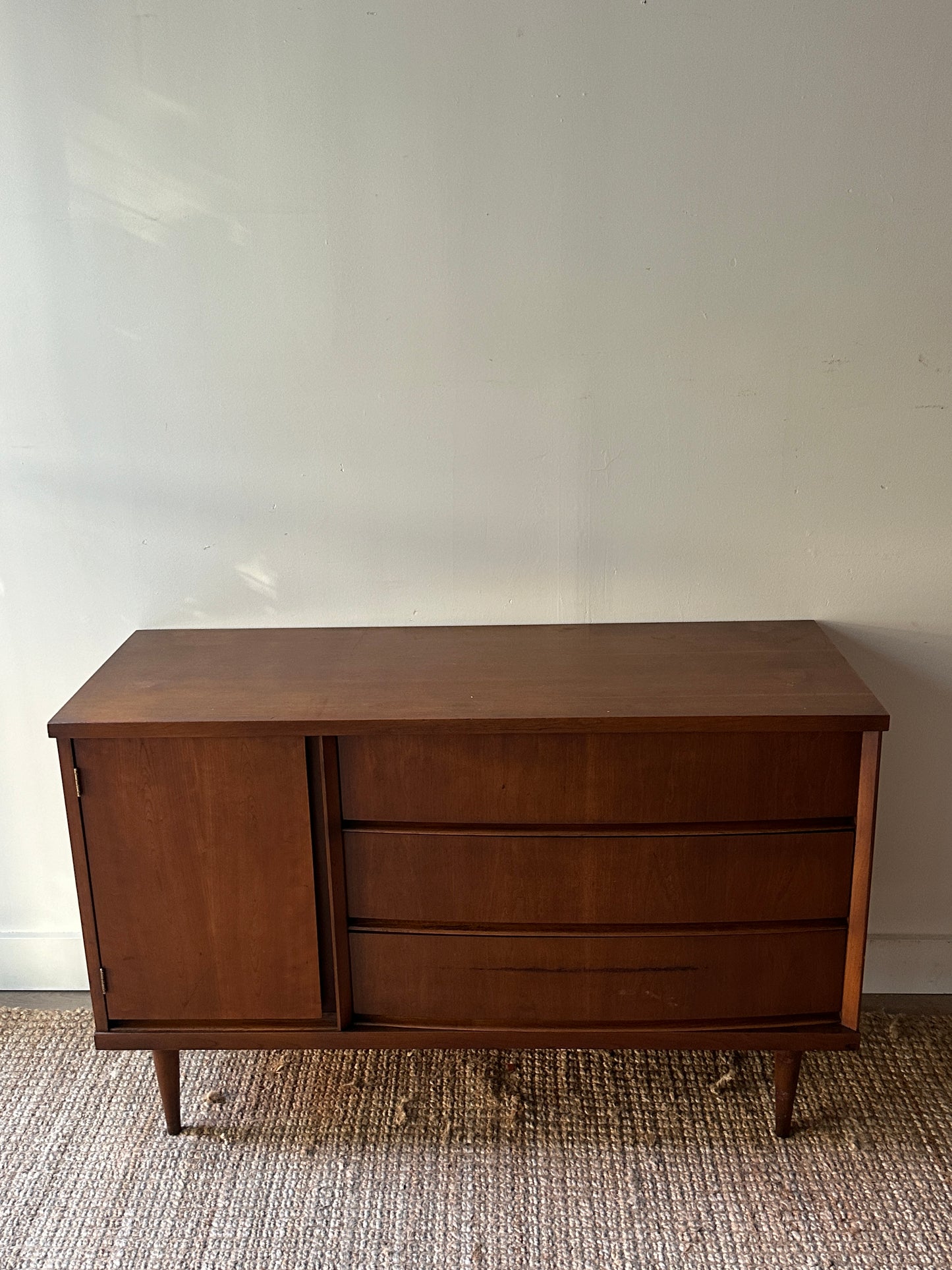 Walnut credenza