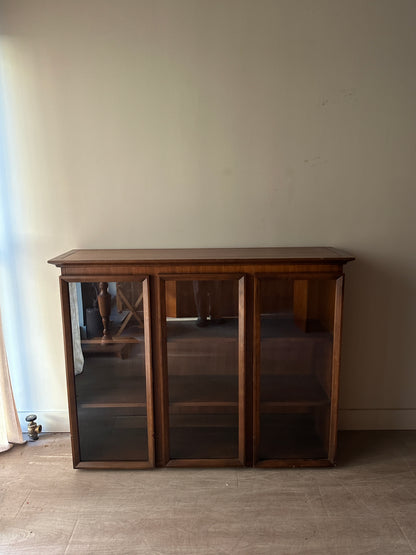 Walnut display case