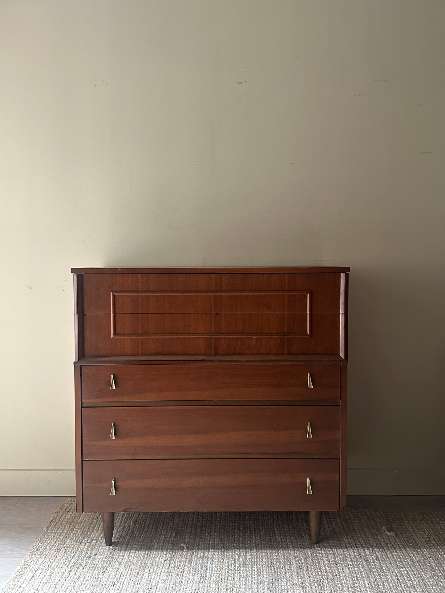 Walnut tallboy