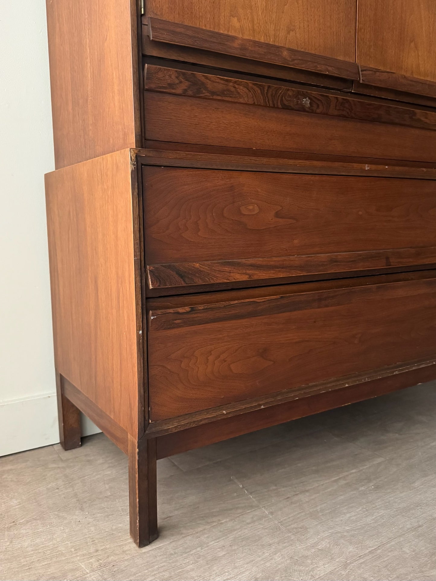 Walnut gentlemen’s dresser