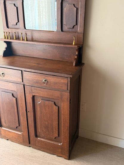 Victorian pine server