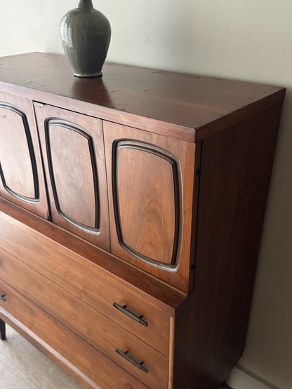Walnut gentlemen’s dresser