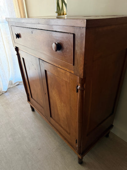 Pennsylvania Sheraton cherry jelly cupboard