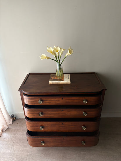 Inlaid mahogany dresser