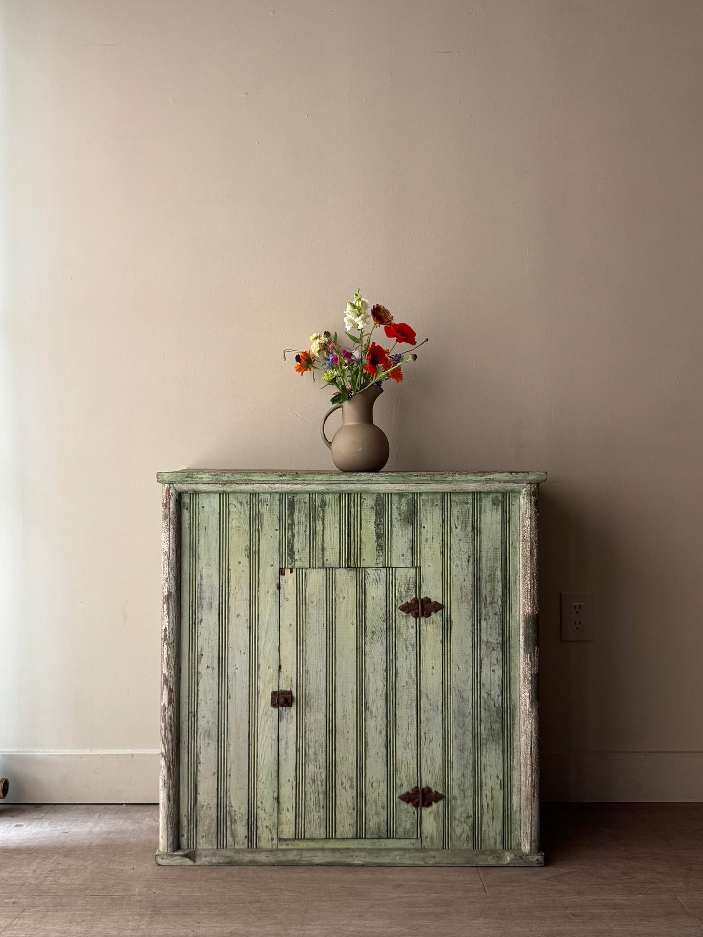 Green Painted Cabinet