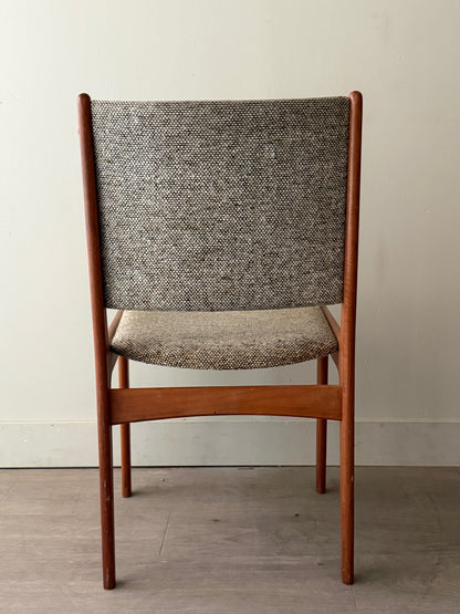 Scandinavian upholstered teak chair