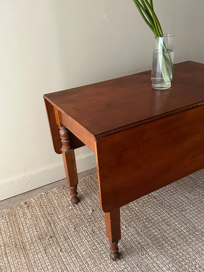 Cherry drop leaf table