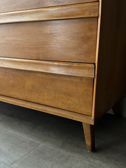Maple 6 drawer dresser
