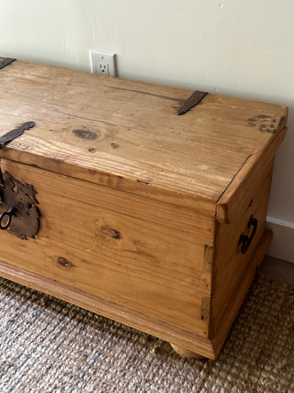 Spanish colonial pine chest