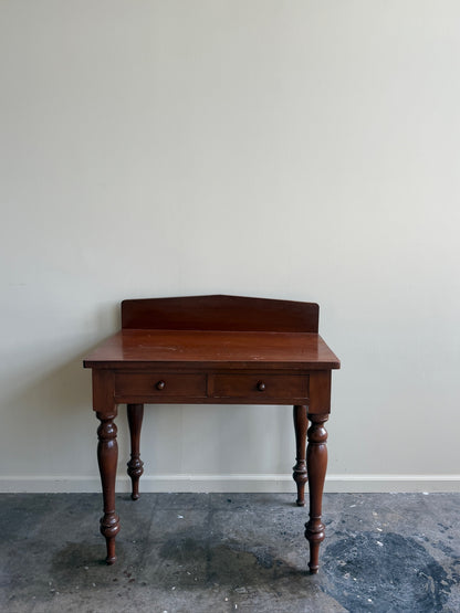 Mid-Atlantic Sheraton cherry console table