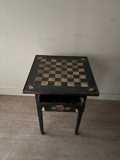 Checkered side table