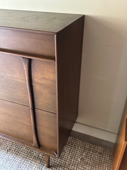 Walnut tallboy